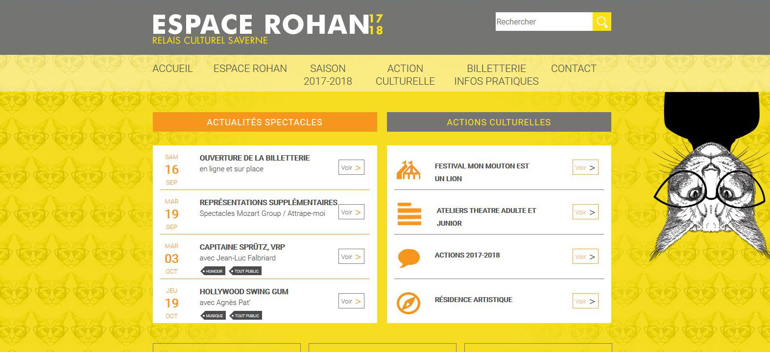 Retrouvez toute l’information du Relais culturel sur espace-rohan.org