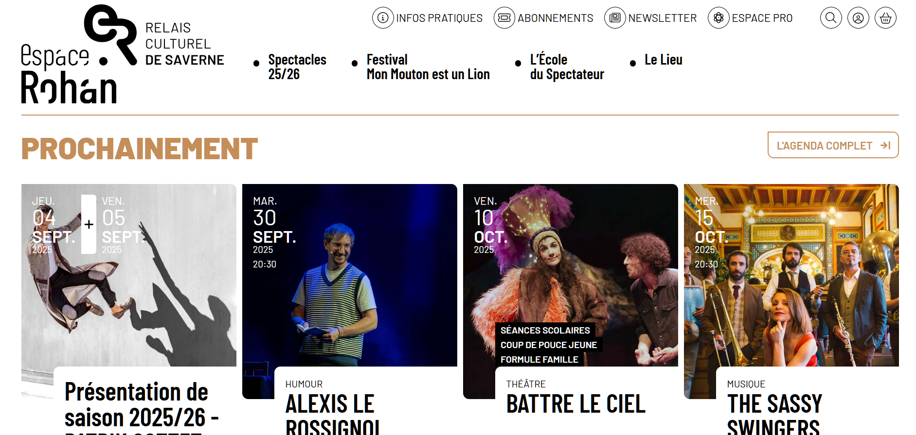 Retrouvez toute l’information du Relais culturel sur espace-rohan.org